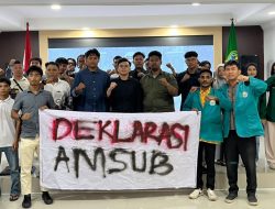AMSUB Gelar Diskusi Publik dan Deklarasi, Desak DPRD Sumut Segera Gelar RDP Tindak Lanjuti Tujuh Tuntutan Rakyat
