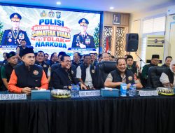 Secara Virtual, Zakiyuddin Harahap Ikuti Press Conference Kapolri dan Deklarasi Polisi Bersama Masyarakat Menolak Narkoba