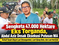 Sengketa 47.000 Hektare Eks Torganda, Abdul Aziz Desak Eksekusi Putusan MA
