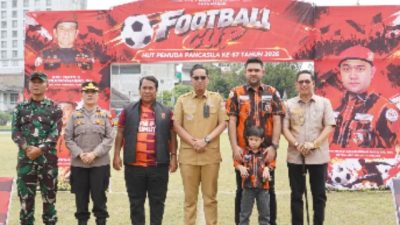 Rico dan Wong Kompak Serukan Sportivitas di Football Cup HUT ke-67 PP